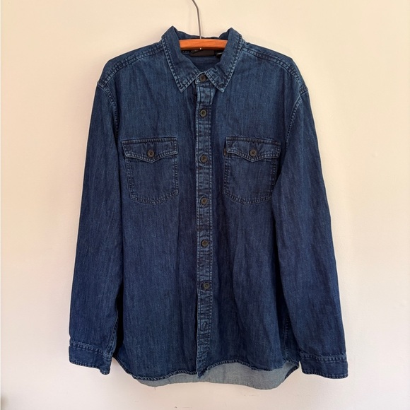 Harley Davidson Denim button up shirt XL men - Picture 1 of 7